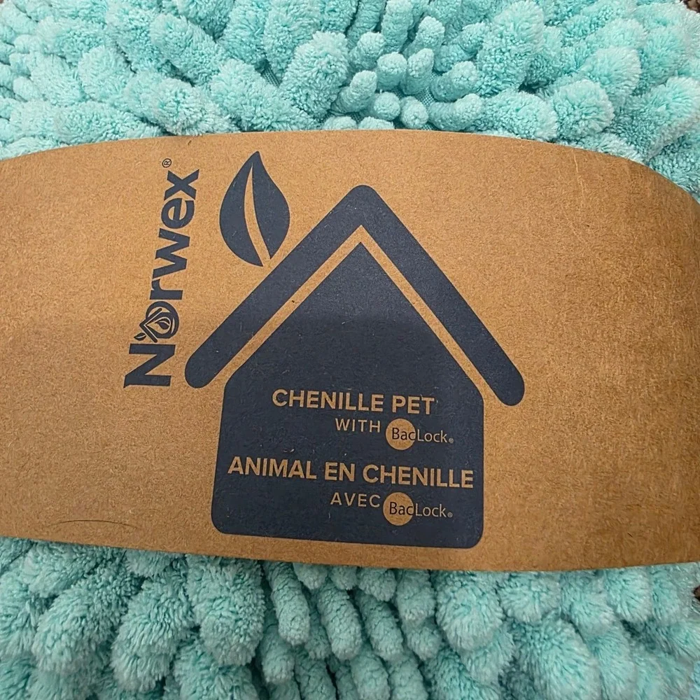 Norwex Sea Turtle Plush Toy Limited Edition Pet for a Cause Aqua Blue Sensory